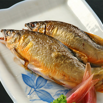 川魚（岩魚・鮎）の塩焼き