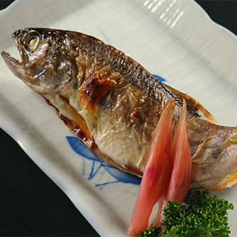 川魚（岩魚・鮎）の塩焼き